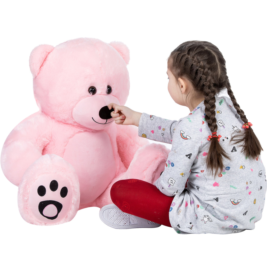 Buy YunNasi Giant Teddy Bear Gift for Christmas or Birthday or Wedding or  Other Holidays (80 cm, Light Brown) Online at Low Prices in India -  Amazon.in